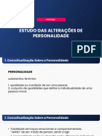 Slide Da Unidade - O Estudo Das Alterações Da Personalidade