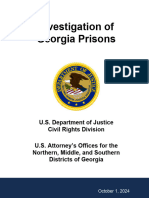 Georgia Prisons Findings Report 10.01.24