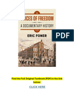 Voices of Freedom A Documentary History Volume 1 5th Edition PDF