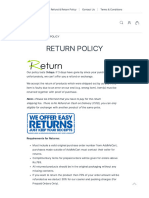 RETURN POLICY - AddMeCart