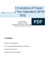 TA and TO PPT-1 For Tourism