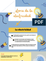 Diapositivas de La Historia de La Electricidad