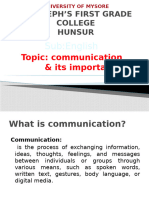 Communication