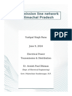 Transmission Line Network in Himachal Pradesh