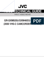 JVC GR-SXM920U SXM46EG SXM760A (2000 VHS-C Camcorders Models) TechGuide