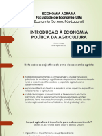 Aula 1 - Introdução À Economia Política Da Agricultura