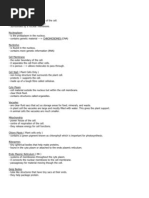 Cell Parts and Their Functions