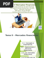 Tema II - Mercados Financieros