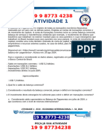 O Balanço de Pagamentos É o Registro de Todas As Transações Econômico-Financeiras Realizadas Por Um País Com Os Demais Países. Engloba As Contas D