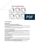 Types of Eyeless Needles