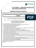 Agente de Apoio Ao Desenvolvimento Escolar Especial Aadee