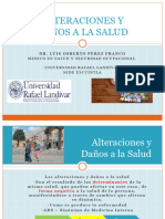 Alteraciones y Daños A La Salud Clase 1