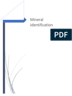 Mineral Identification in Hand Specimen Mubas