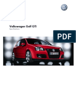 Volkswagen Golf GTI: Specifications