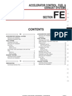 Accelerator Control, Fuel & Exhaust Systems: Draining Water Fuel Filter Check