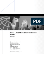 Cisco LRE CPE Hardware Installation Guide: April 2002