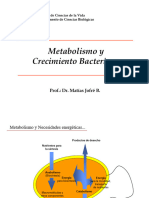 Clase 3 - Metabolismo y Crecimiento Bacteriano