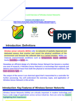 Lecture - 1 Introduction and Overview of Wireless Sensor Net