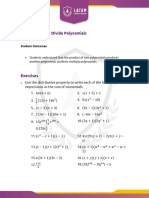 4.3A Multiply and Divide Polynomials