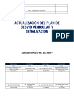 Actualización Del Plan de Desvio Vehicular y Señalización 05 - 06 - 2024