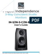 KaliAudio IN5 IN5C IN8 v2 Latest Users Guide Manual March 11 2022