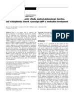 NMDA Receptor Antagonist Effects, Cortical Glutamatergic Function, and Schizophrenia: Toward A Paradigm Shift in Medication Development