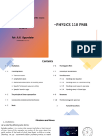 PHY110 Power Point Presentation (Lecture 1)