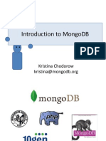 Introduction To MongoDB Presentation