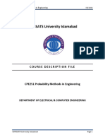 CDF - CPE251 Probability Methods in Engineering