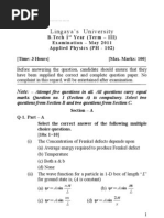 PH-102 Applied Physics