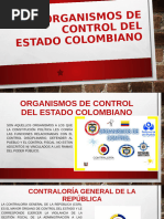 Diapositivas Organismos de Control Del Estado Colombiano