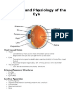 Anatomy and Physiology of The Eye