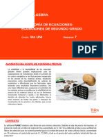 7° X-5toUNI-Teoría de Ecuaciones-Ecuaciones de Segundo Grado