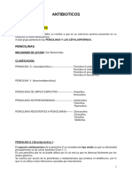 Resumen ANTIBIOTICOS y Antiinflamatorios