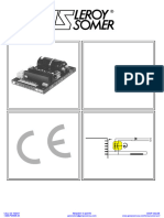 Leroy Somer r449 Avr Ficha Tecnica