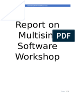 Report On Multisim Software Workshop