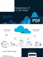 BRKCOL-2078 Design and Deployment of Unified Communication Services in SD-WAN