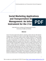 Social Marketing Applications and Transportation Demand - 2005 - Journal of Publ