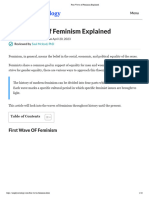 Four Waves of Feminism Explained