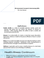 Unit 1 Introduction To Health Assessment Concepts