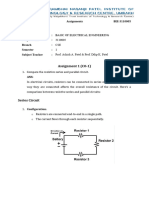 BEE Assignment 1 With Solutions