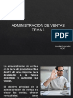 Administracion de Ventas Tema 1