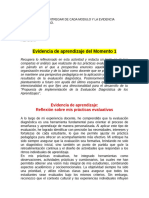 Evidencias para Entregar de Cada Modulo y La Evidencia Integral Del Curso