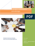 UFCD - 4261 - Trabalho de Projeto Comunitário - Metodologia - Índice