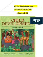 TEST BANK For Child Development, 10th Edition by Laura E. Berk, Verified Chapters 1 - 15, Complete Newest Version