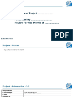 Project Review Format 