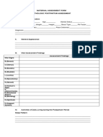 Maternal Assessment Form