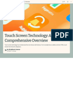 Touch Screen Technology - A Comprehensive Overview - Shlok