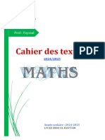 Cahier Des Textes