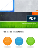 Portugues Regras Acentuação Grafica Profº Jailton